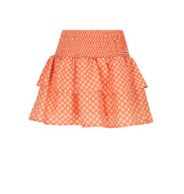 Nono Nika AOP smocked skirt Orange Coral