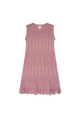 NAVY NATURAL Anna knitted dress mauve