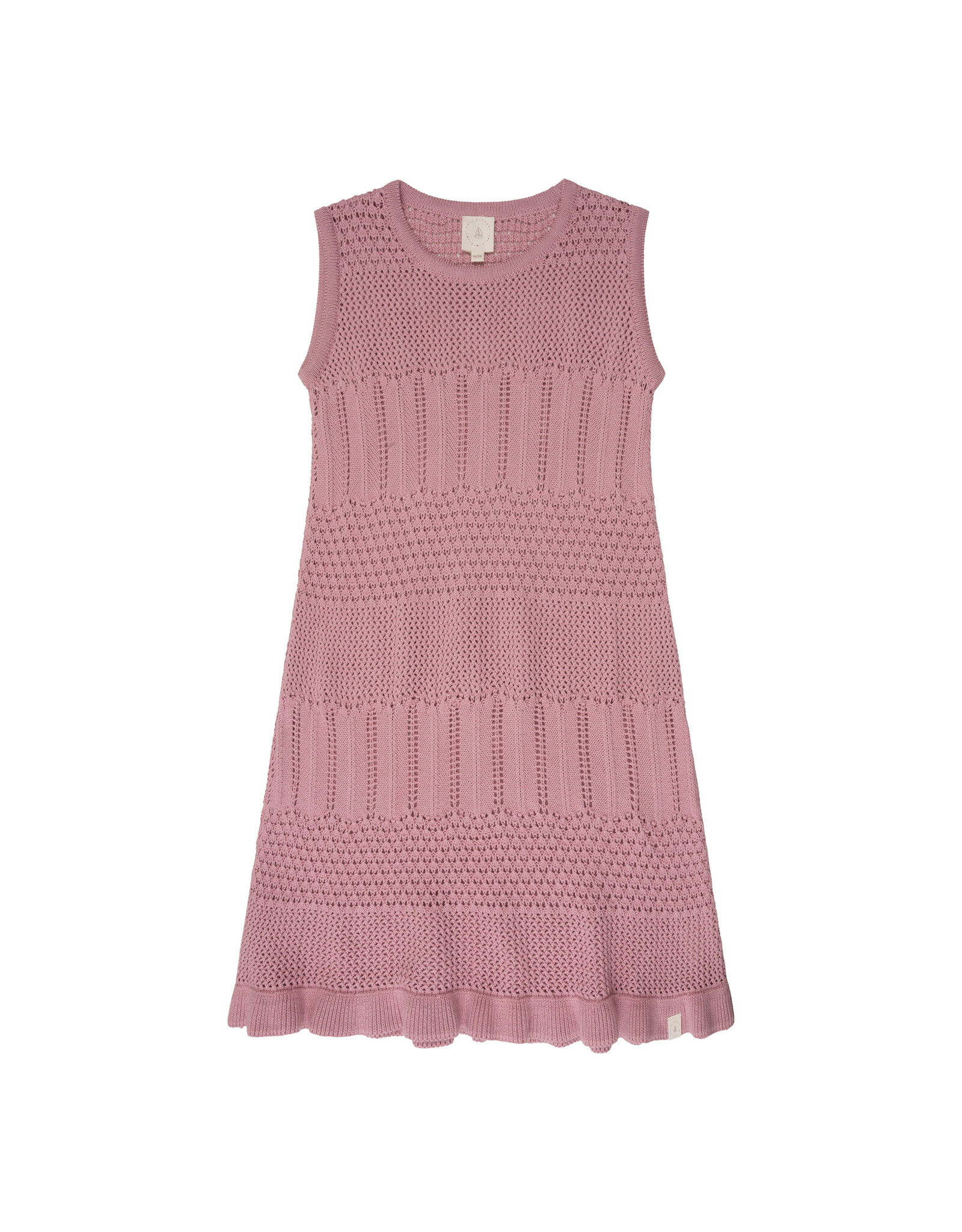 NAVY NATURAL Anna knitted dress mauve