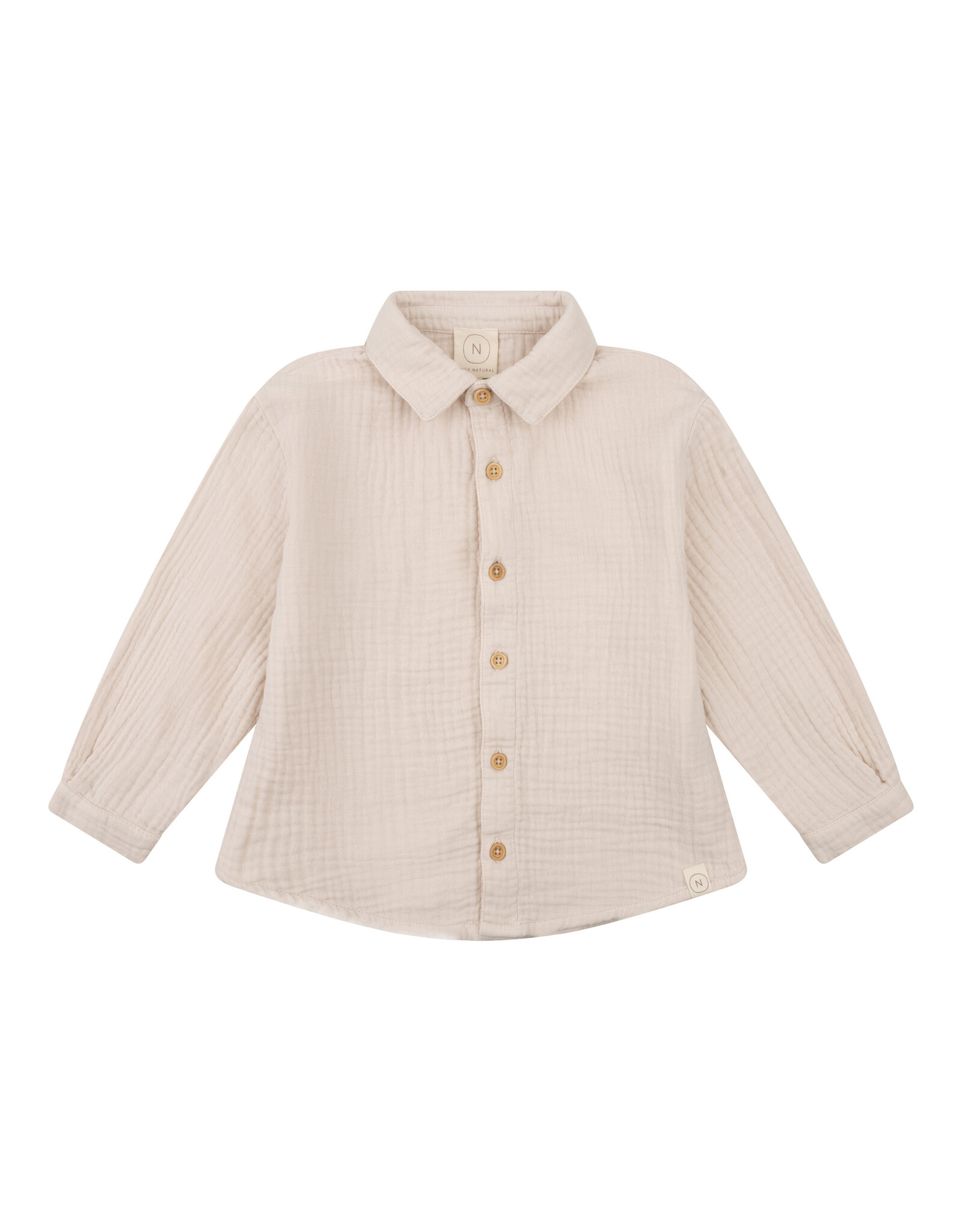 NAVY NATURAL Boyd blouse almond mousseline