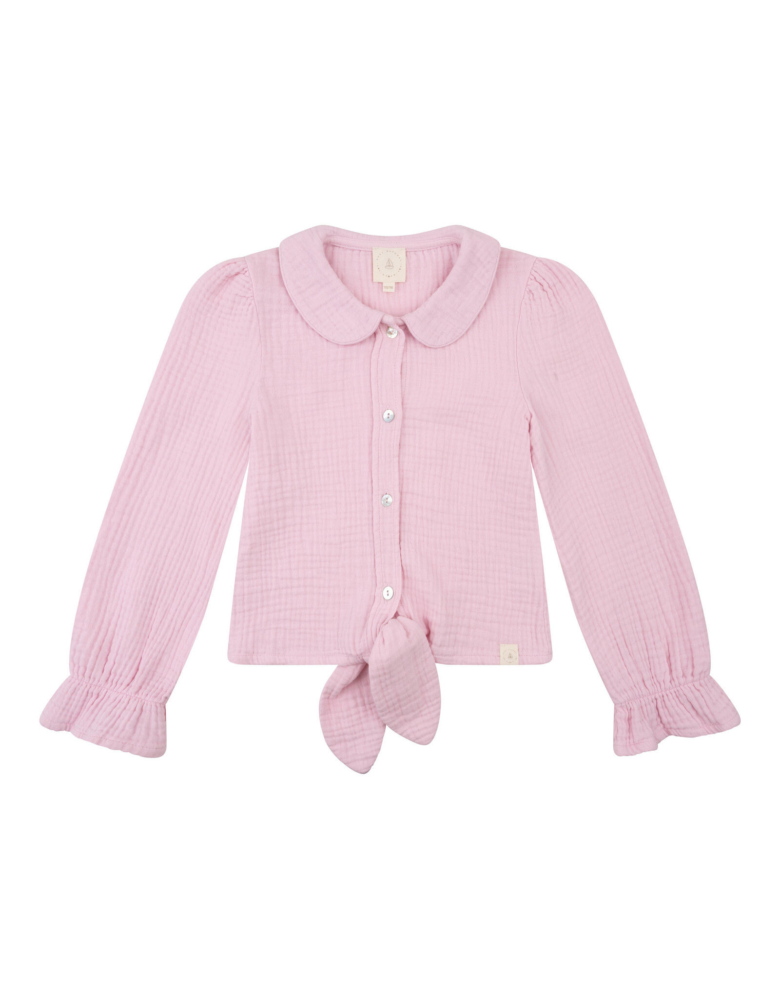 NAVY NATURAL Faye blouse pink mousseline
