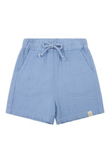 NAVY NATURAL Niels short blue mousseline