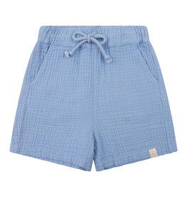 NAVY NATURAL Niels short blue mousseline