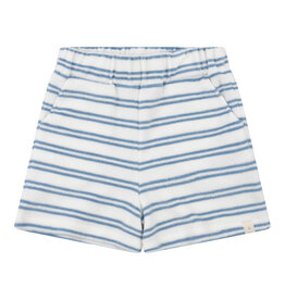 NAVY NATURAL Niels short bath terry blue stripe