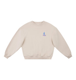 NAVY NATURAL Oversized sweater small boat