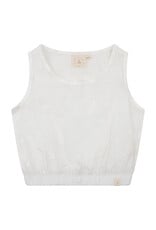 NAVY NATURAL Pippa top white heart broderie