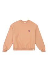NAVY NATURAL Sweater dusty rose heart