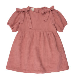 NAVY NATURAL Guusje bow dress dusty rose