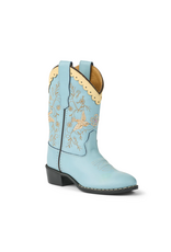 Bootstock LIMITED COWBOY BOOT HIGH - DUSTY BLUE DOVE
