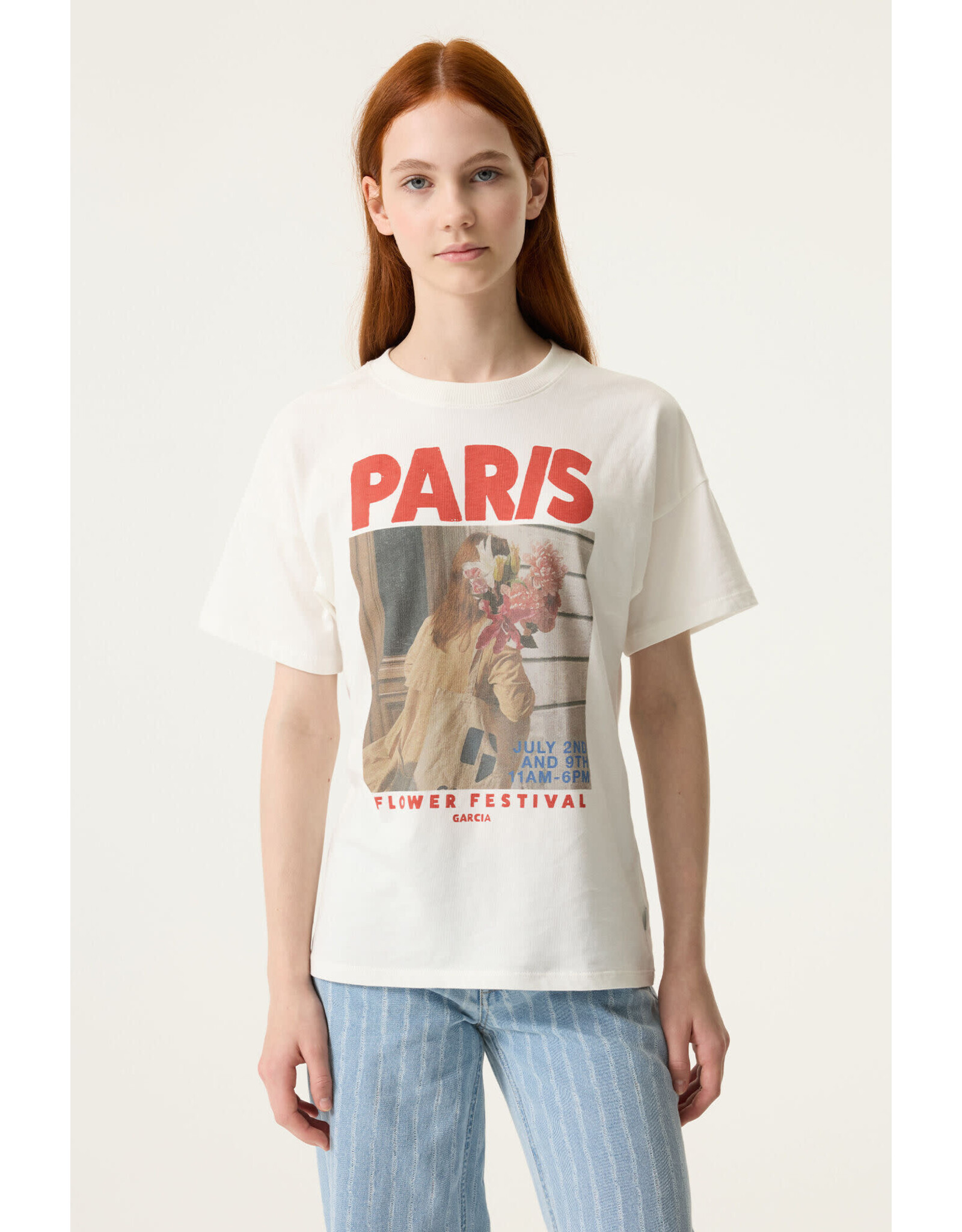 Garcia N262603_girls T-s, 53-off white