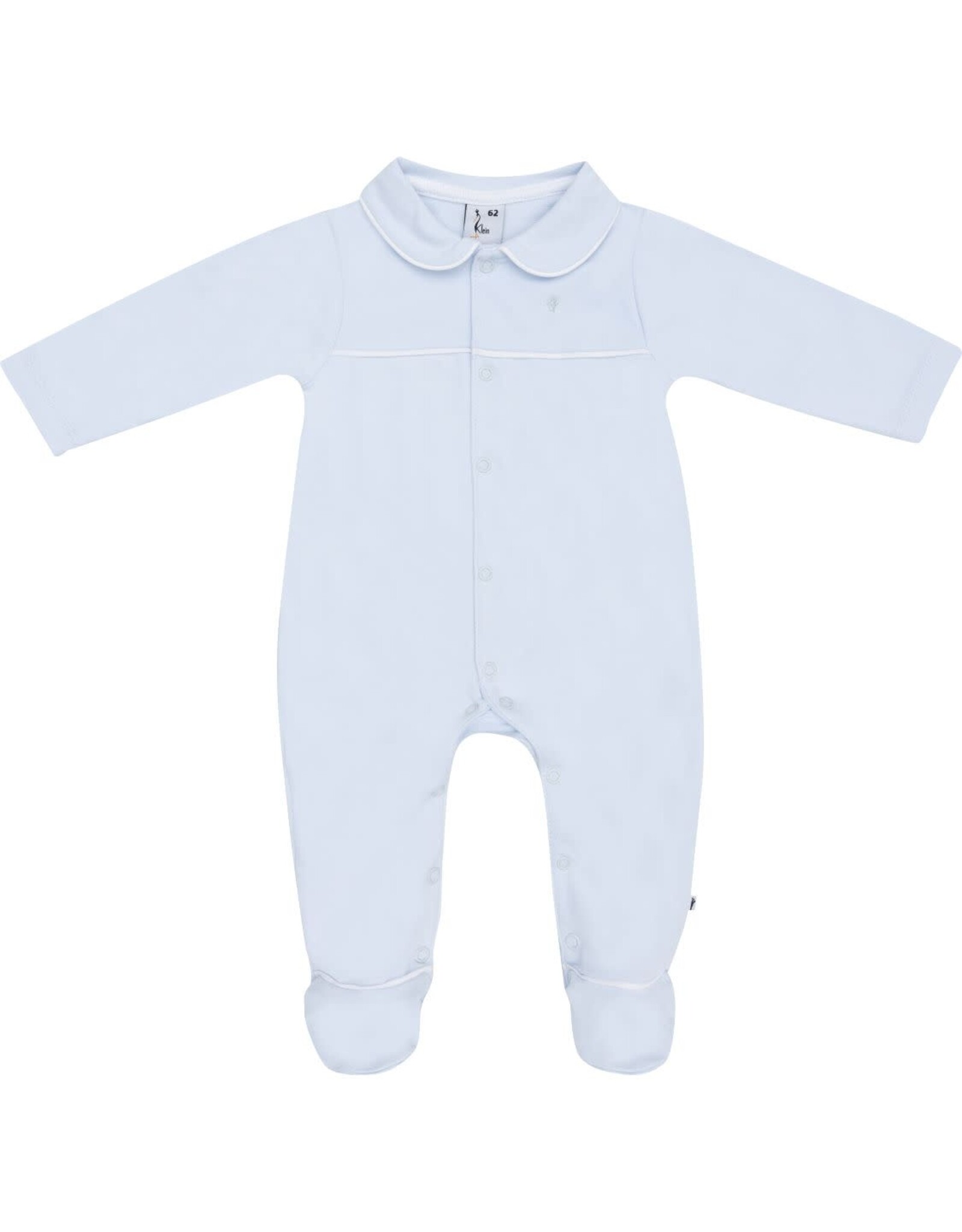 Klein Babygrow with feet Baby Blue