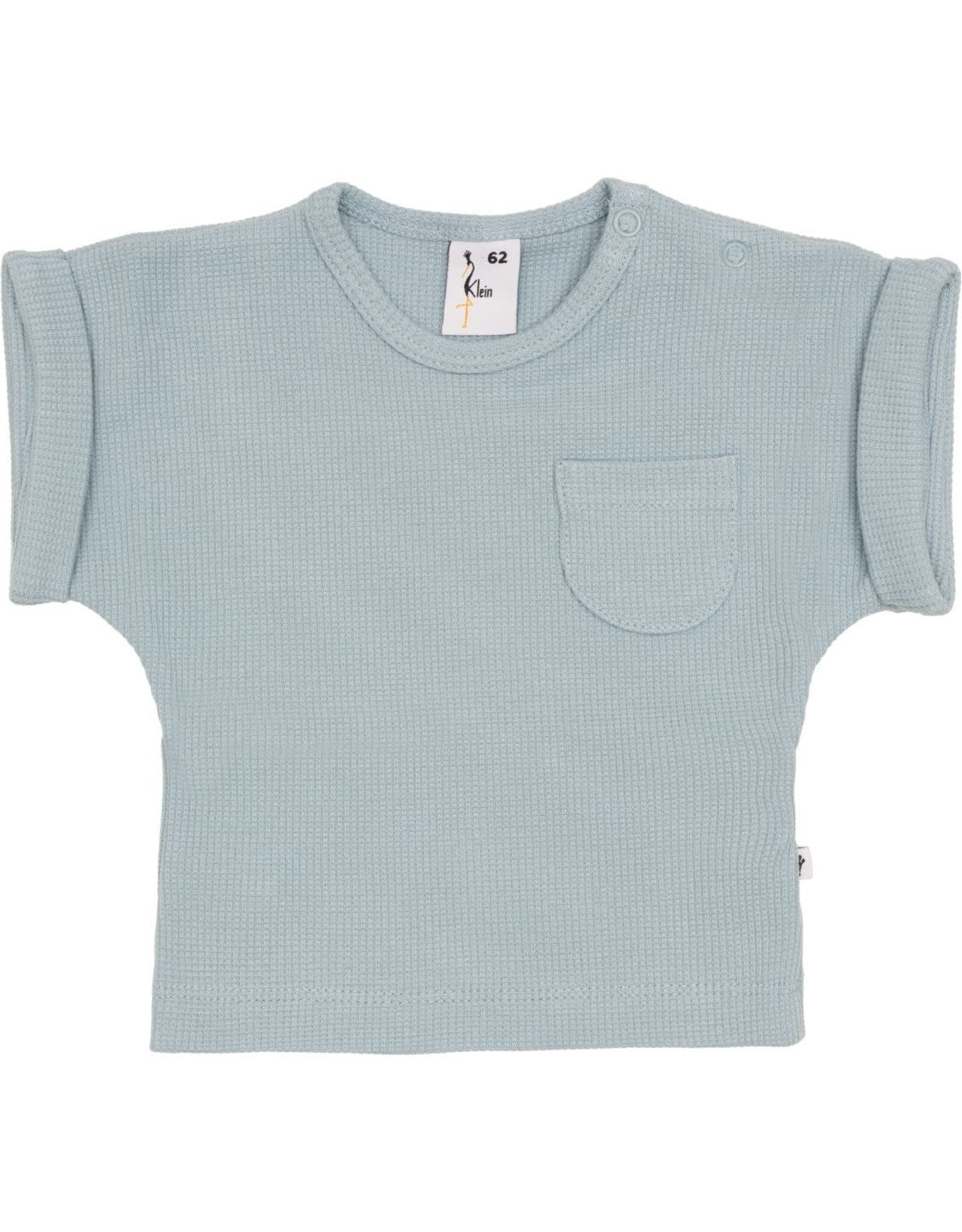 Klein T-shirt Oversized Waffle Blue SS26