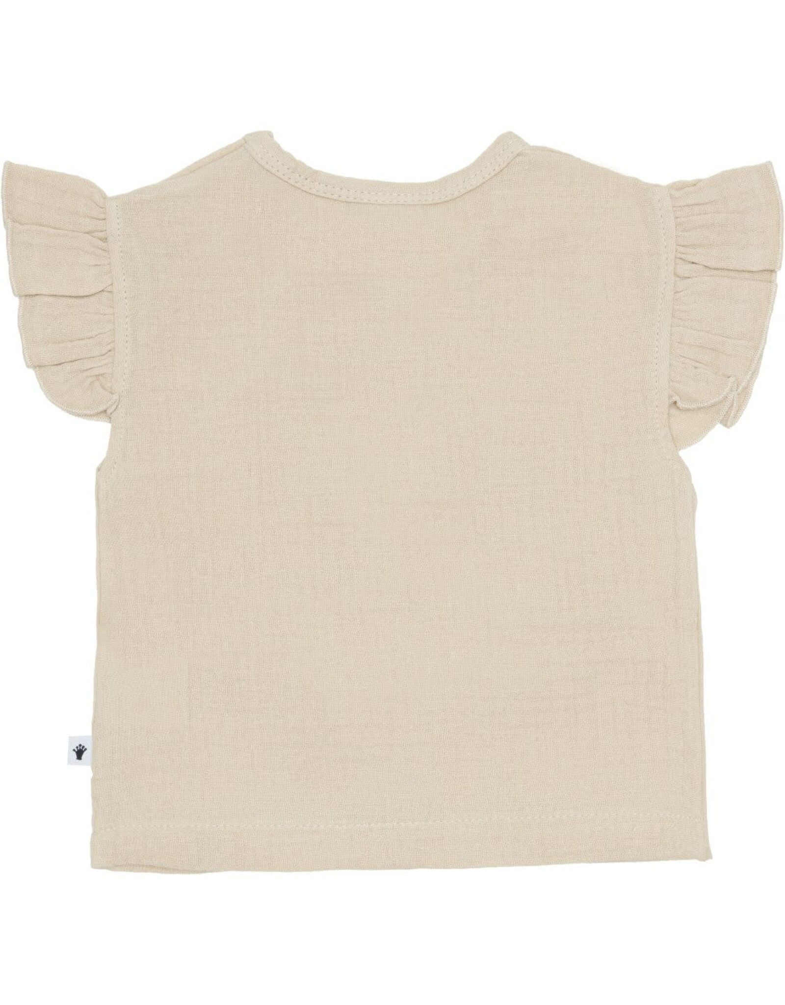 Klein T-shirt Ruffle Mousseline Pepper