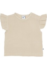 Klein T-shirt Ruffle Mousseline Pepper
