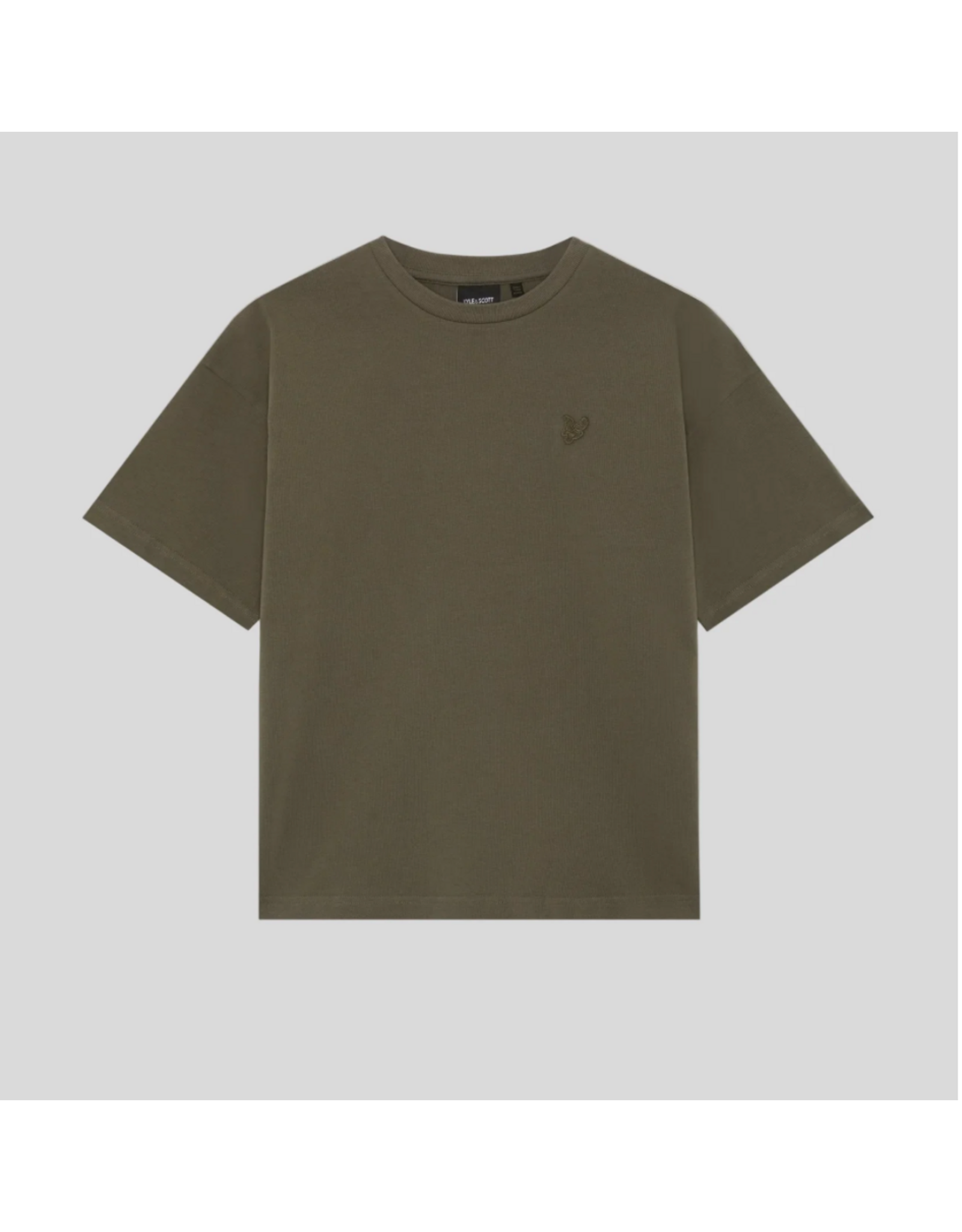 Lyle & Scott Heavy Weight Relaxed T-shirt X569 Khaki Ash