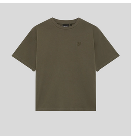 Lyle & Scott Heavy Weight Relaxed T-shirt X569 Khaki Ash