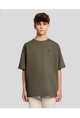 Lyle & Scott Heavy Weight Relaxed T-shirt X569 Khaki Ash