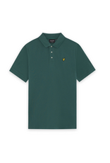 Lyle & Scott Plain Polo Shirt W130 Everglade