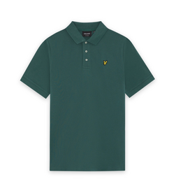 Lyle & Scott Plain Polo Shirt W130 Everglade