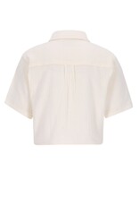 Like Flo Cecile Flo girls knotted oversized blouse Off white