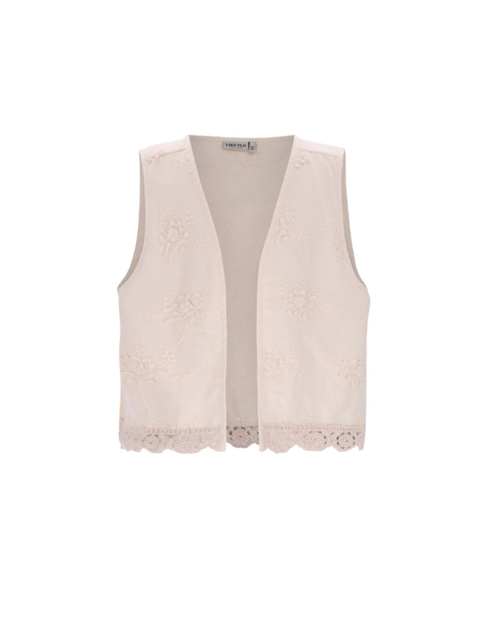 Like Flo Dafne Flo girls 3D leaf embroidery gilet Kit