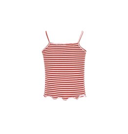 Like Flo Evina Flo girls solid rib singlet Desert stone