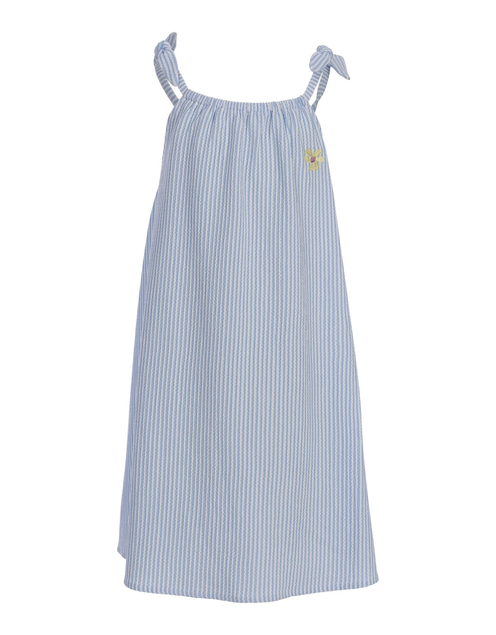 Little Looxs Little Striped Crinckle sleeveless D blue stripe s26