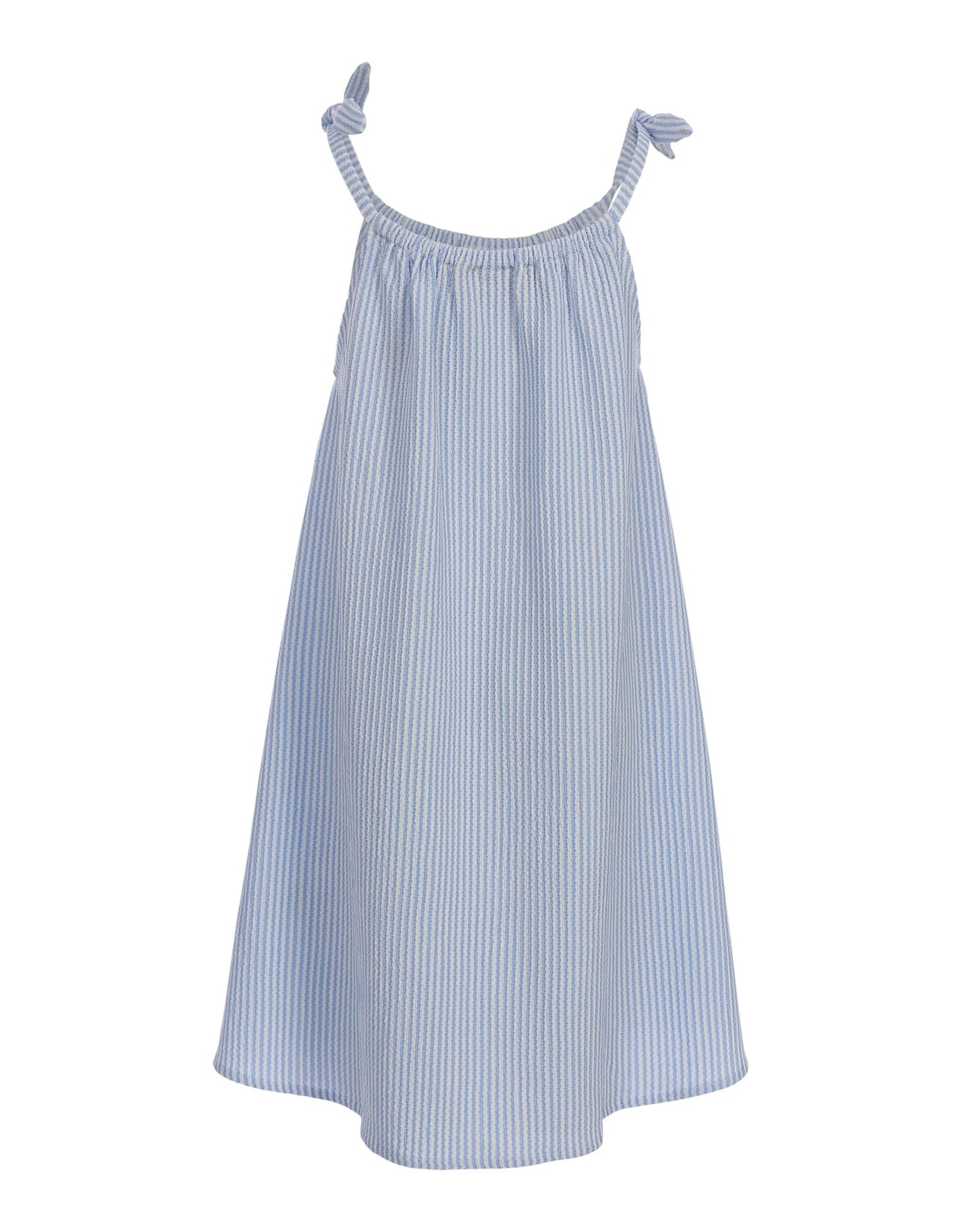 Little Looxs Little Striped Crinckle sleeveless D blue stripe s26