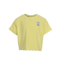 Little Looxs Little Terry Cloth Top SS LEMON s26