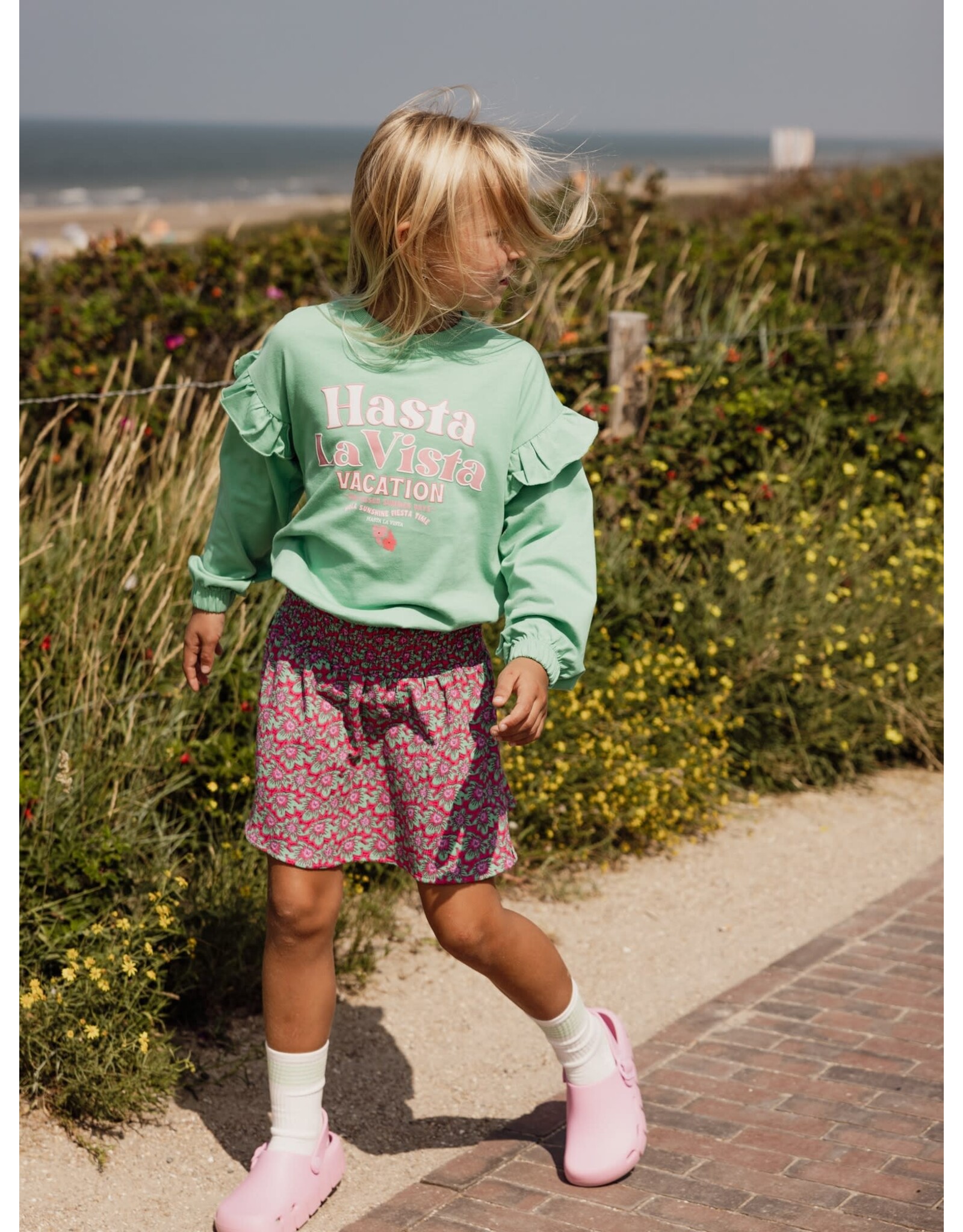 Little Looxs Little Crinckle Skirt cheeta s26