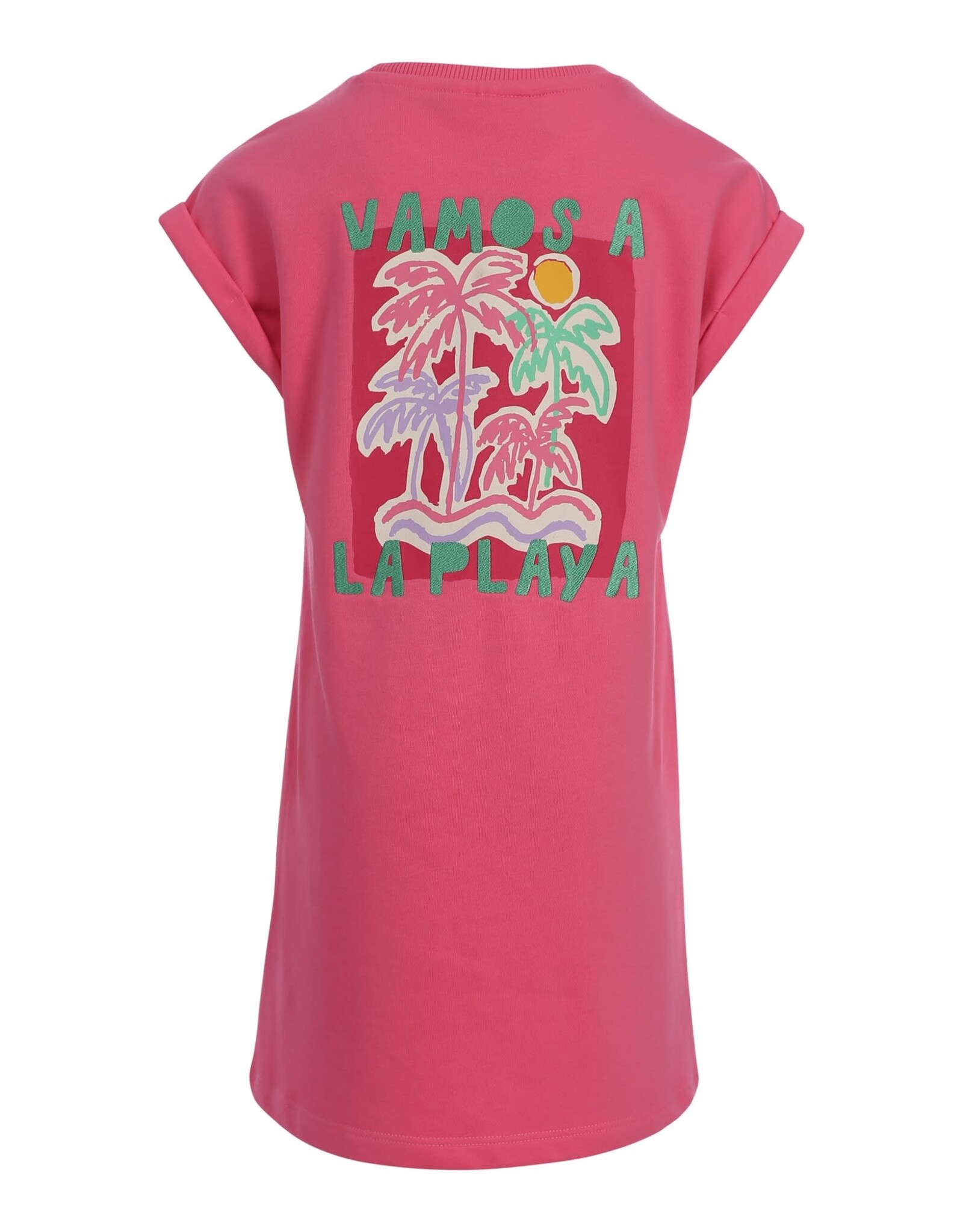Little Looxs Little Sweat Dress SS Bubblegum s26