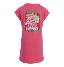 Little Looxs Little Sweat Dress SS Bubblegum s26
