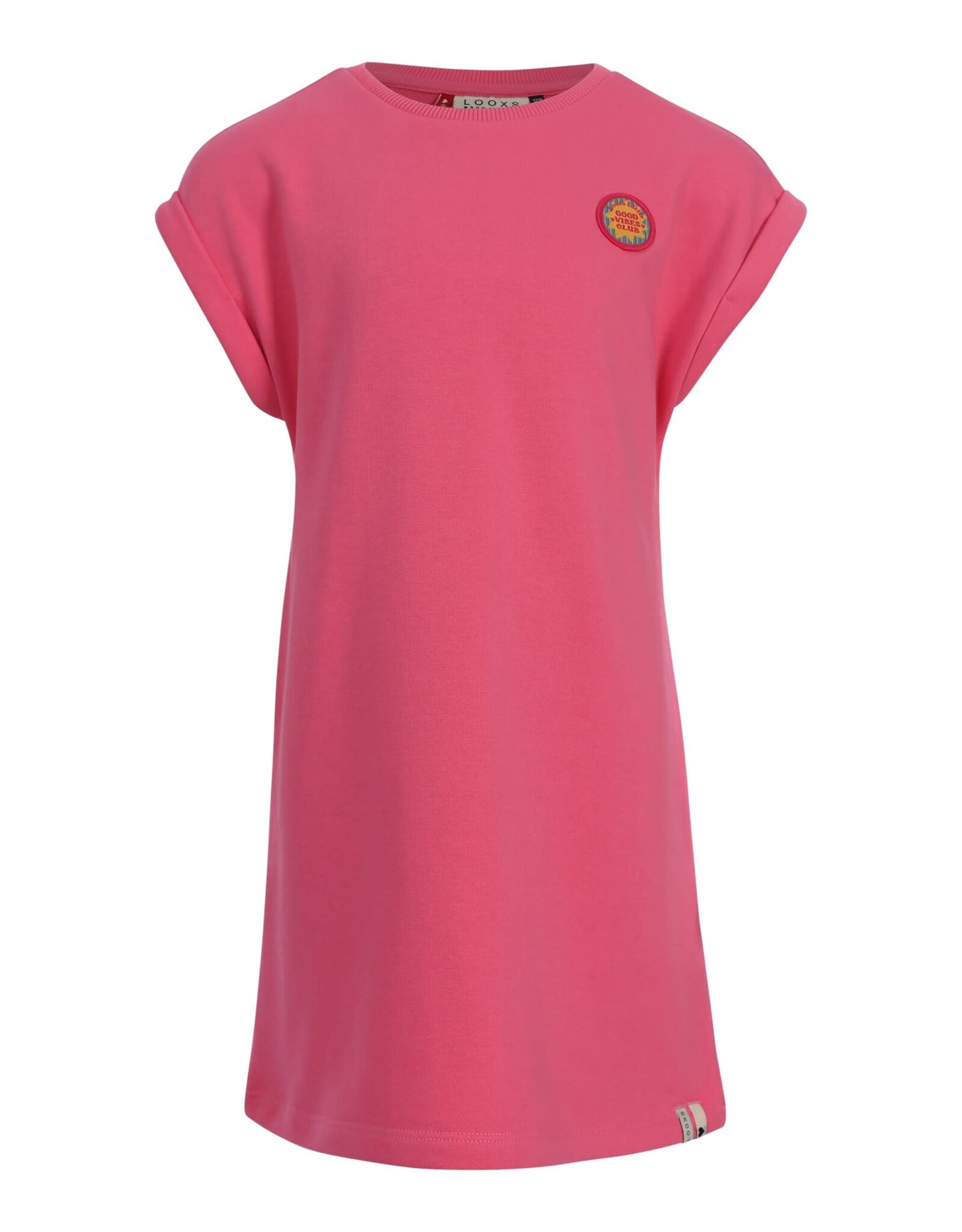 Little Looxs Little Sweat Dress SS Bubblegum s26