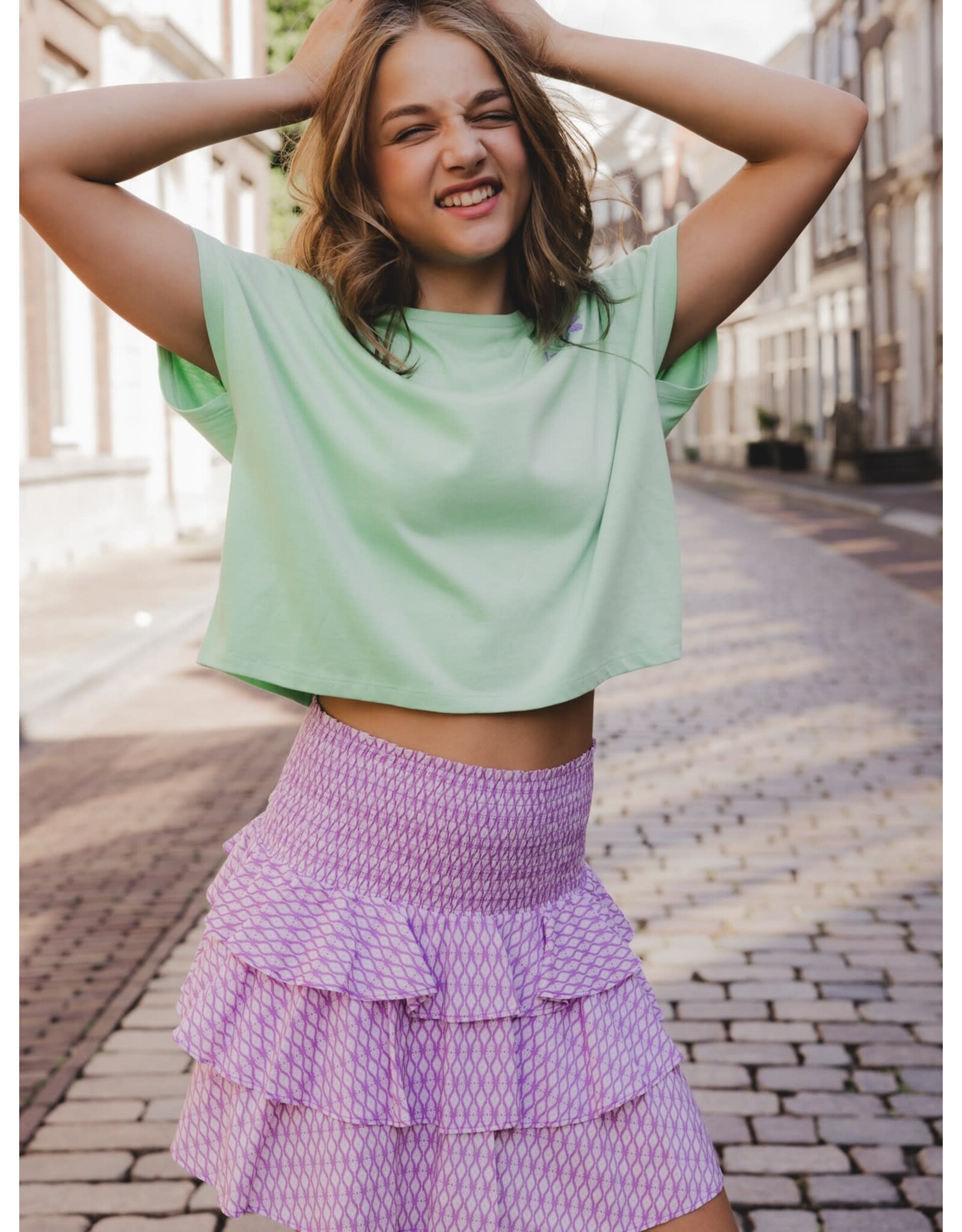 Looxs 10sixteen Skorts Lilac Etnic s26