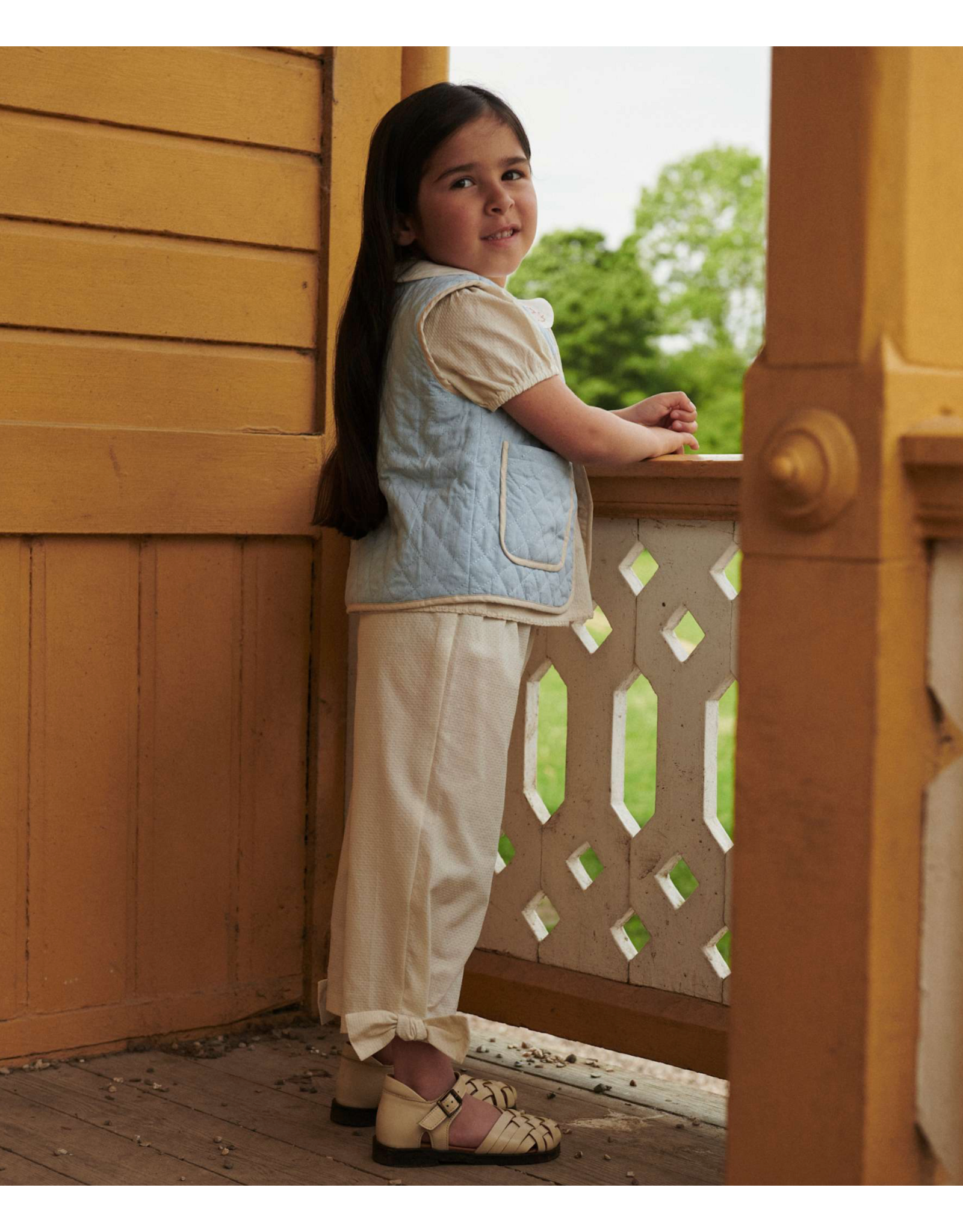 Copenhagen Colors BOW PANTS PALE YELLOW