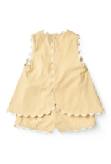 Copenhagen Colors DECO TOP & SHORTS SET PALE YELLOW COMB.