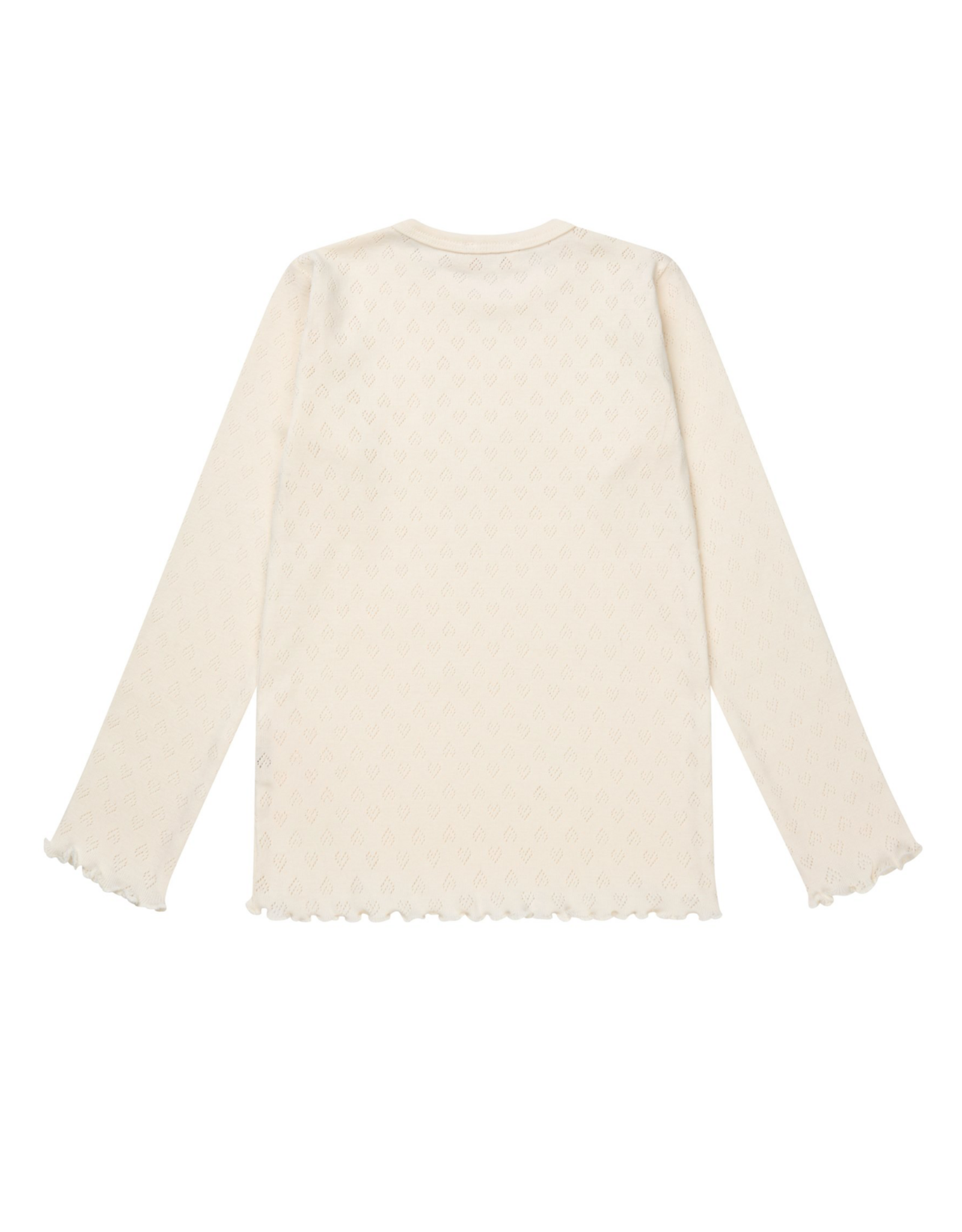 Copenhagen Colors POINTELLE HEART LS TEE CREAM