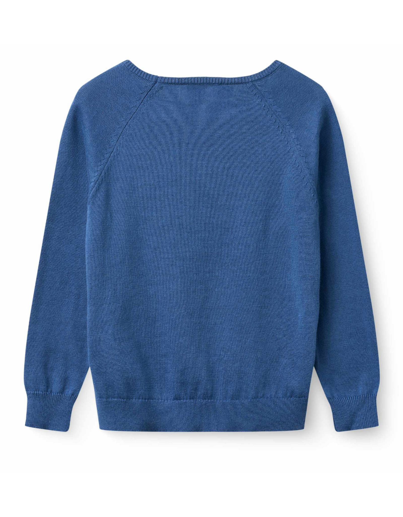 Copenhagen Colors PULL OVER W. EMBROIDERY SHARP BLUE COMB.