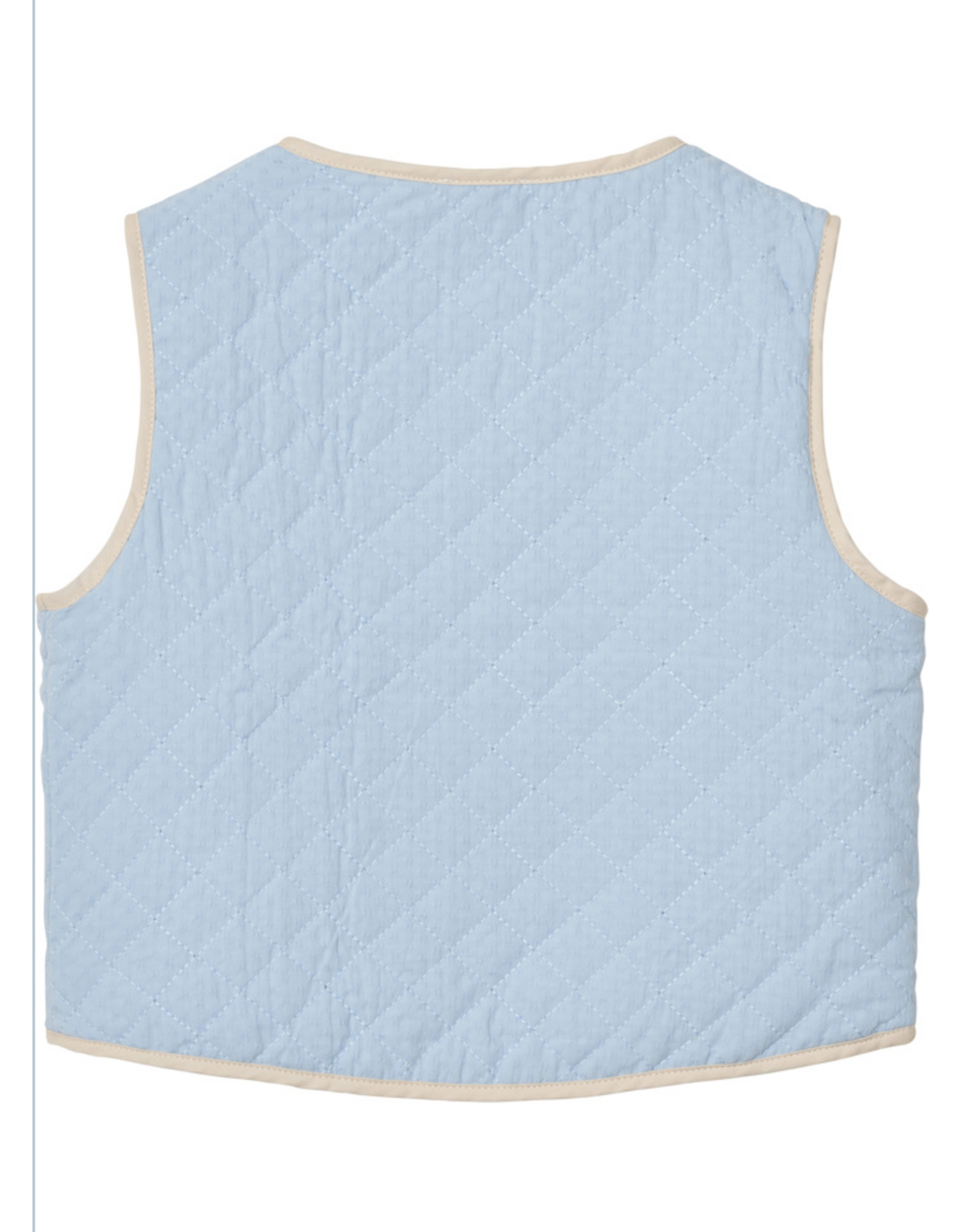 Copenhagen Colors QUILTED  VEST LT. BLUE COMB.