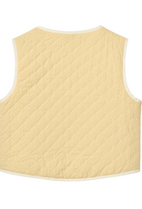 Copenhagen Colors QUILTED  VEST PALE YELLOW COMB.