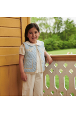 Copenhagen Colors QUILTED  VEST PALE YELLOW COMB.