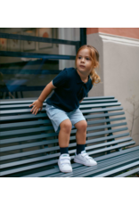 Copenhagen Colors RIB KNITTED POLO SHARP BLUE/CREAM COMB.