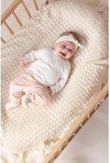 Feetje Broek pointelle rib - Delicate Flower l.Roze