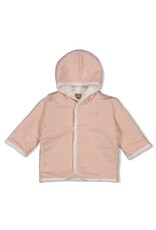 Feetje Omkeerbaar jasje met capuchon AOP - Delicate Flower Offwhite