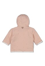 Feetje Omkeerbaar jasje met capuchon AOP - Delicate Flower Offwhite