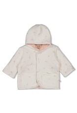 Feetje Omkeerbaar jasje met capuchon AOP - Delicate Flower Offwhite