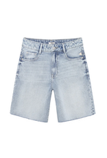 Indian Blue Jeans Long Denim Short Used Light Denim