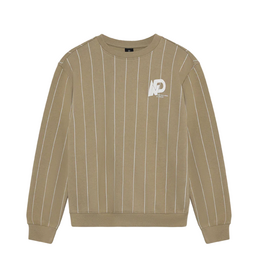 Indian Blue Jeans Loose Fit Sweater Pinstripe Sand Storm