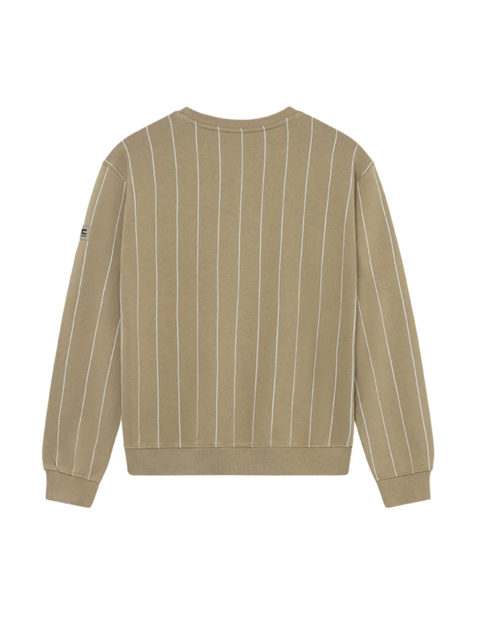 Indian Blue Jeans Loose Fit Sweater Pinstripe Sand Storm