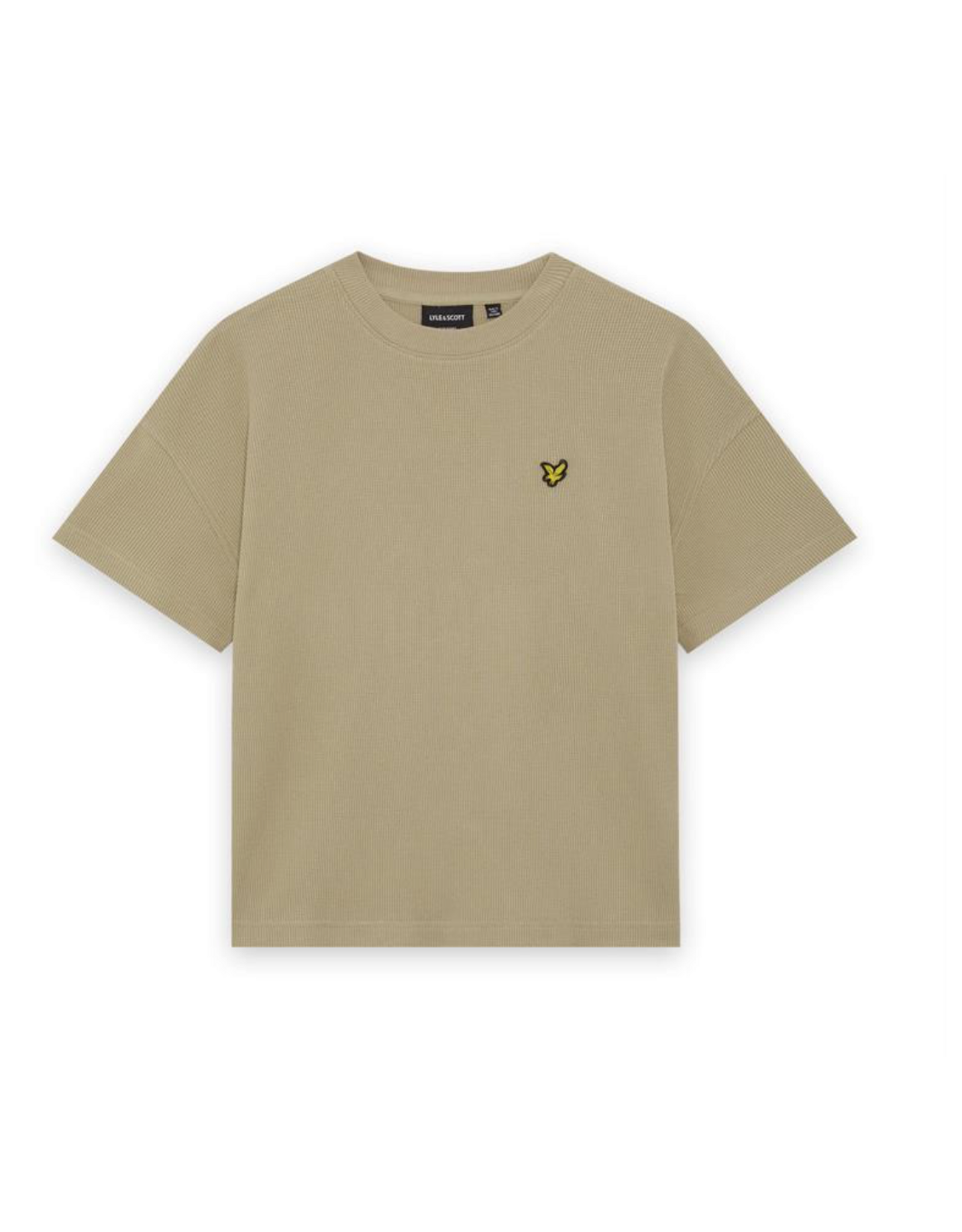 Lyle & Scott Waffle T-shirt X37 Dark Sand